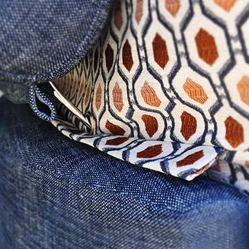 Upholstery details, reupholstered better than original