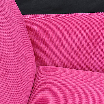 Upholstery corduroy fabric detail