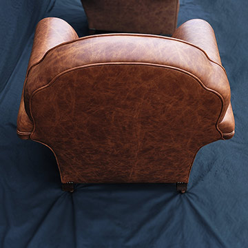 Club chairs rear detail