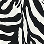 Microfibre with zebra pattern upholstery fabric