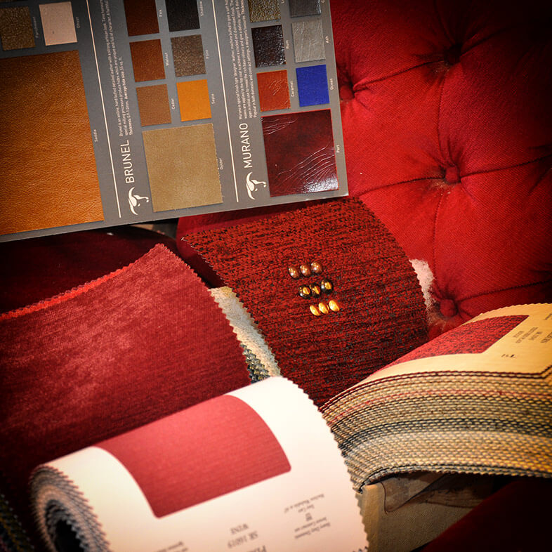 Upholstery material matching