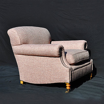 British classic lounge chair reupholstery