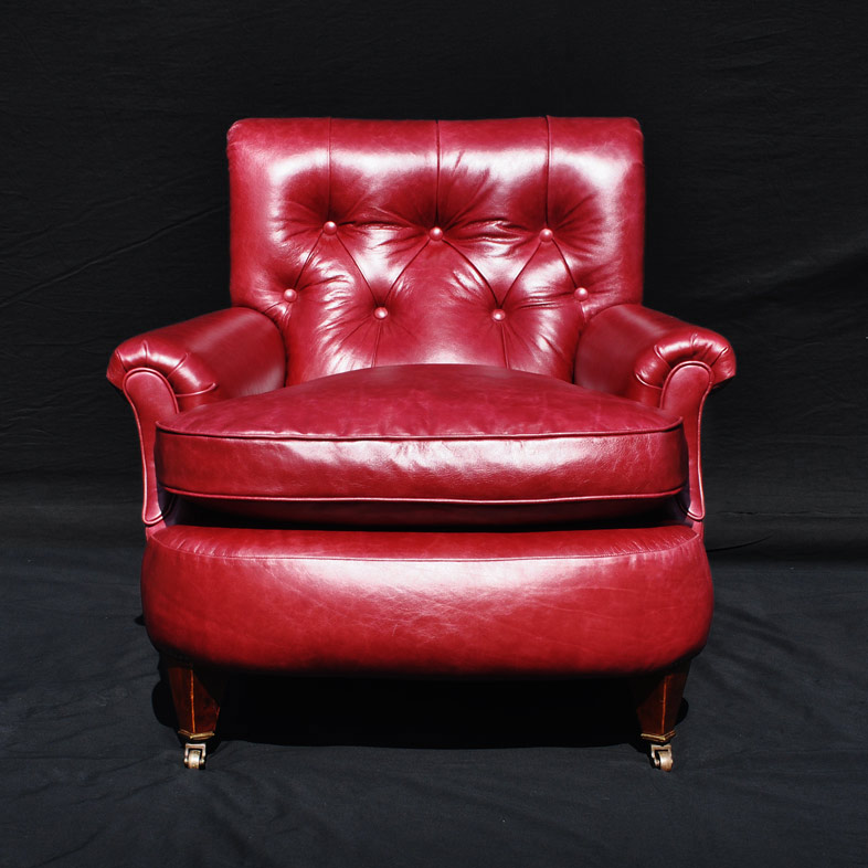 Howard and Sons leather arm chair