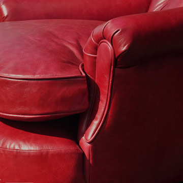 Howard and Sons leather upholstery details