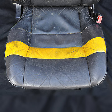 Classic car seat patina