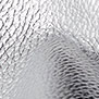 Metallic Silver leather