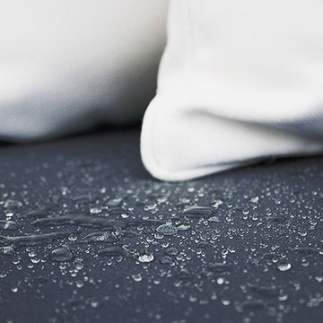 Water-proof marine fabric for upholstery