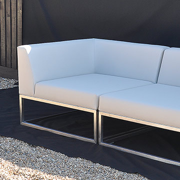 Outdoor furniture upholstery