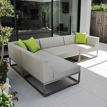 Outdoor furniture re-covered