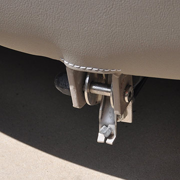 Mechanism upholstered finish