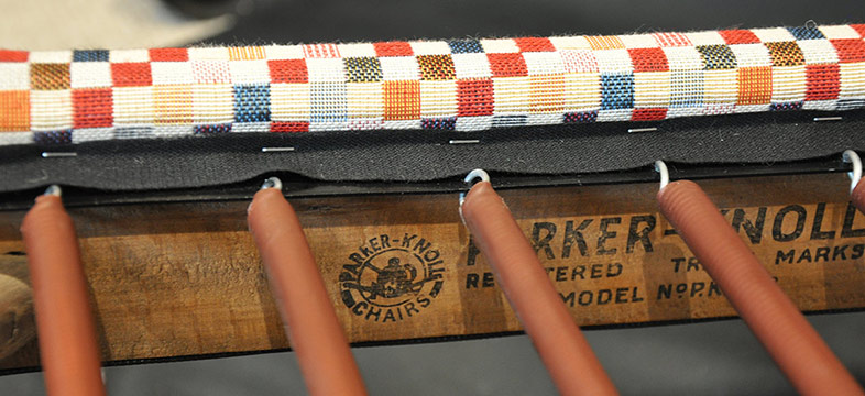 Furniture frame webbing and springs replaced