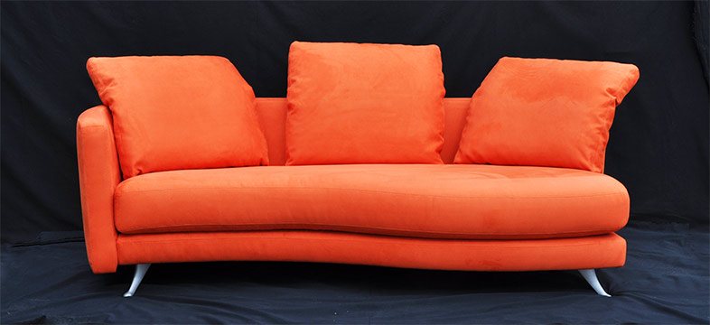 Reupholstered Rolf Benz sofas