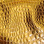 Upholstery vinyl, faux gold crocodile skin