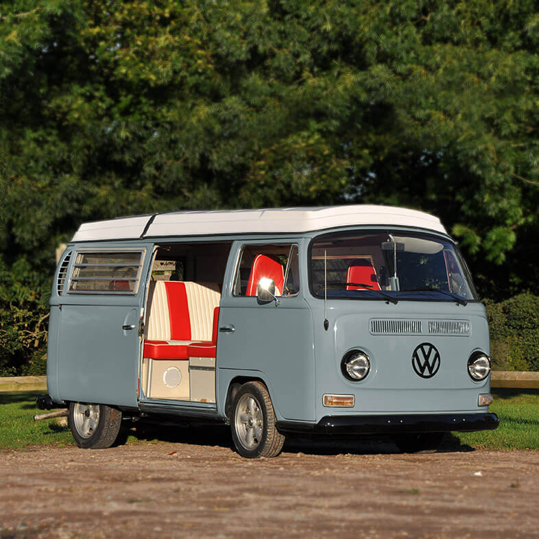 VW T2 Classic Camper Van upholstery