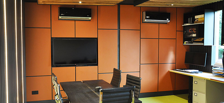 Upholstered wall panels